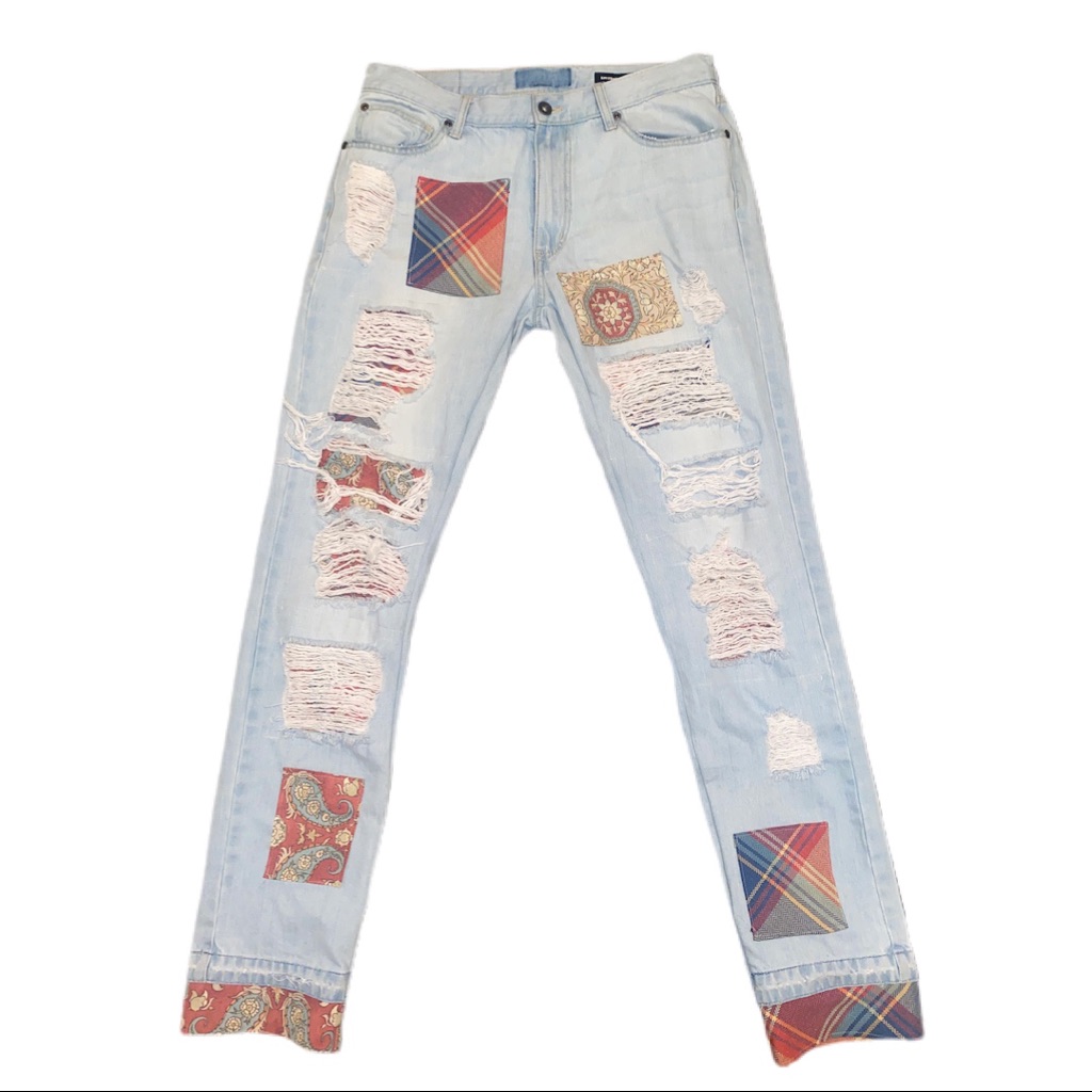 Handmade Patchwork Jeans